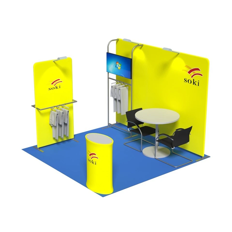 2 Side Open Booth best